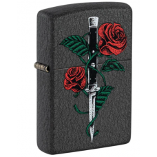 Zippo 49778 Rose Dagger Tattoo Design